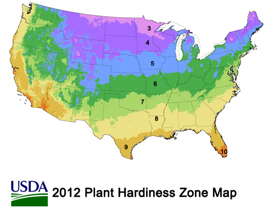 Hardiness Zone Map