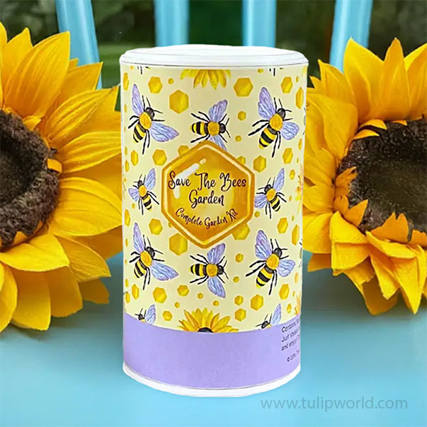 Save the Bees Garden Seed Shaker Can