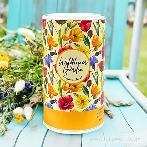 Wildflower Garden Seed Shaker Can